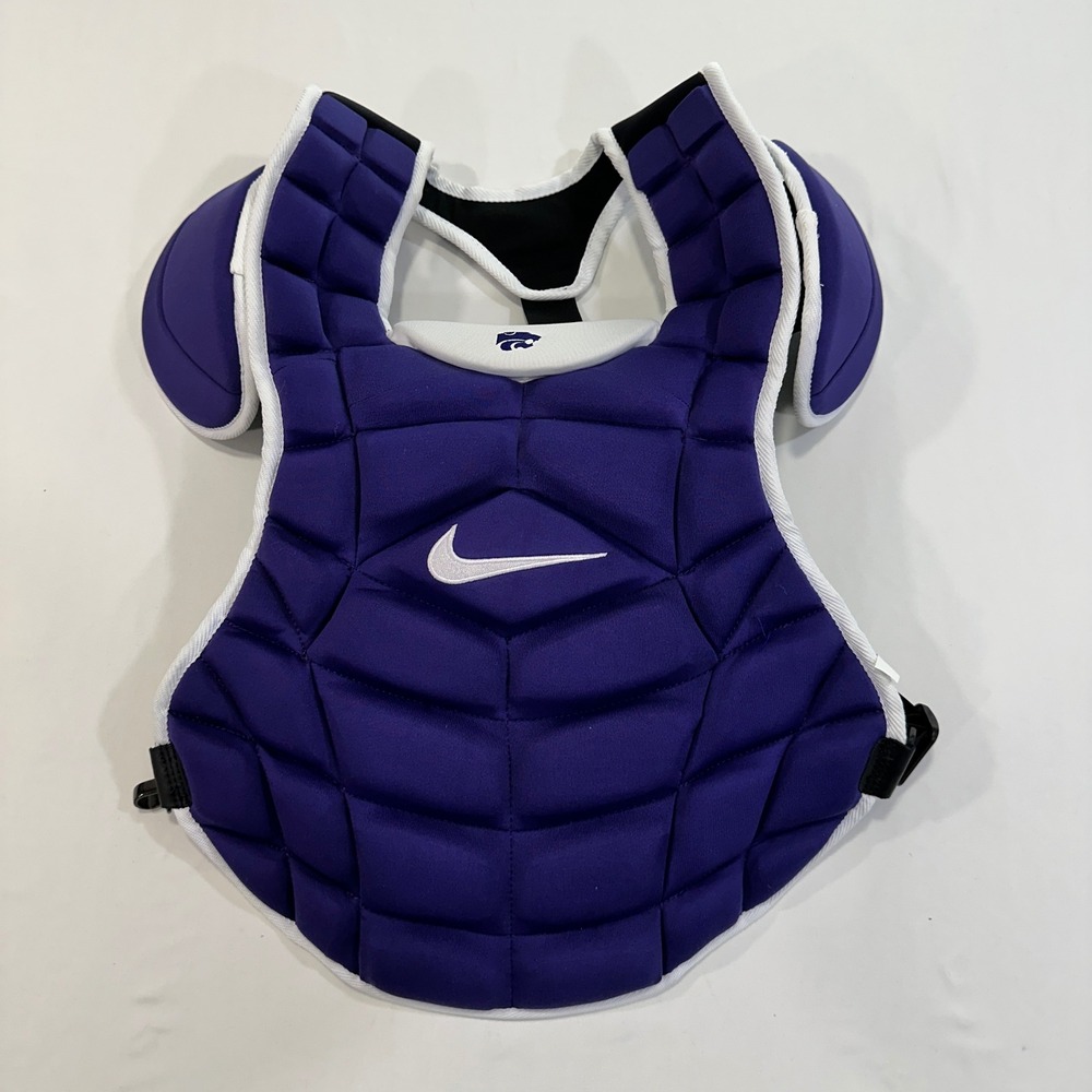 Nike Kansas State Wildcats Catchers Chest Protector 16" Purple Black NCAA Sport